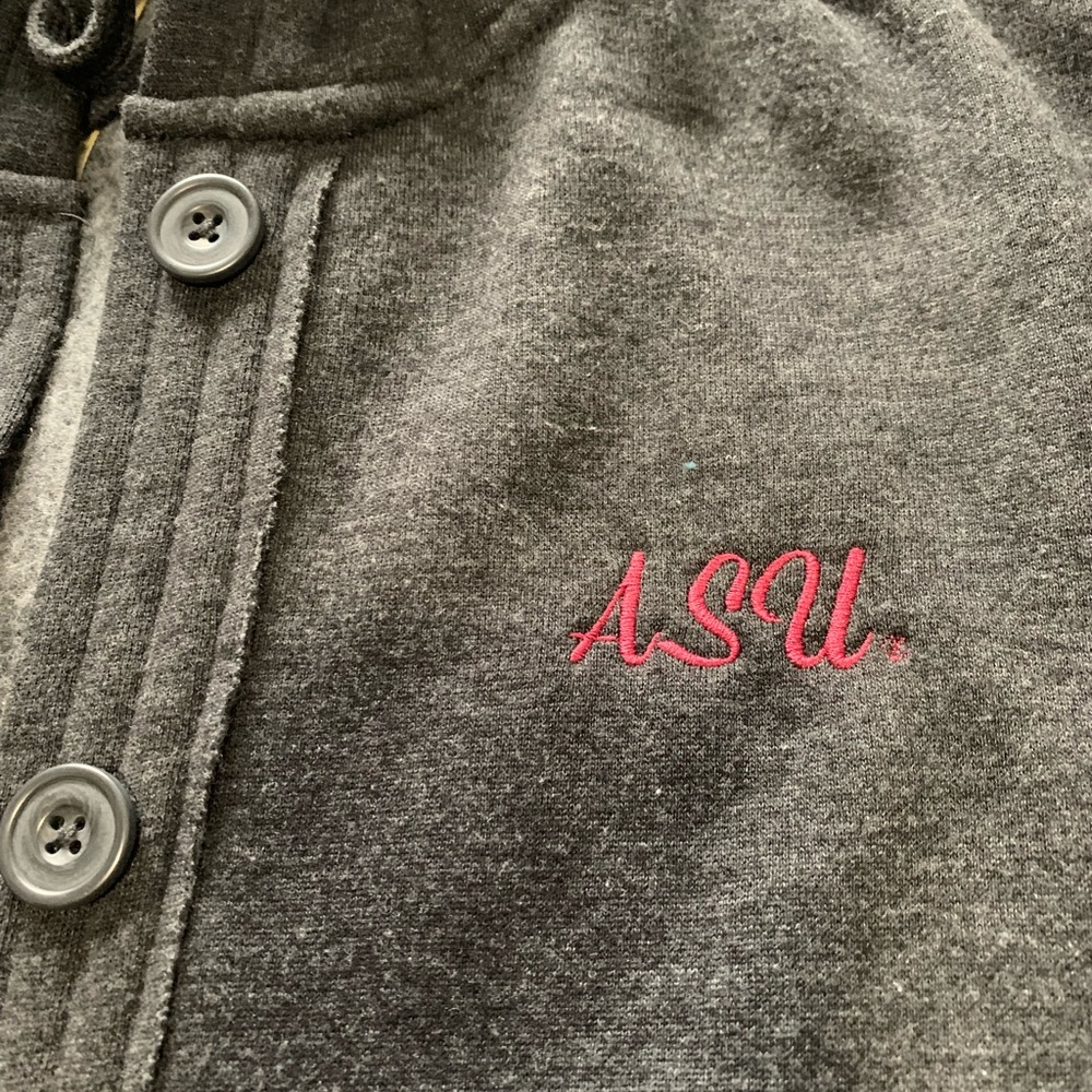 Asu Hooded Button Down Sweater - image 3